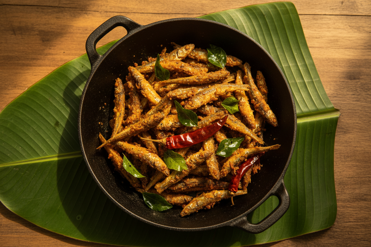How to Cook Milk Anchovies (Paal Nethili) – Traditional Tamil Nadu Recipe