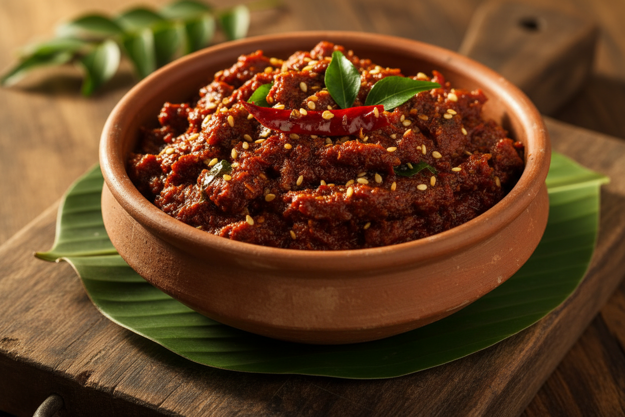 Nethili Thokku Recipe – Spicy Anchovy Pickle the Tamil Way