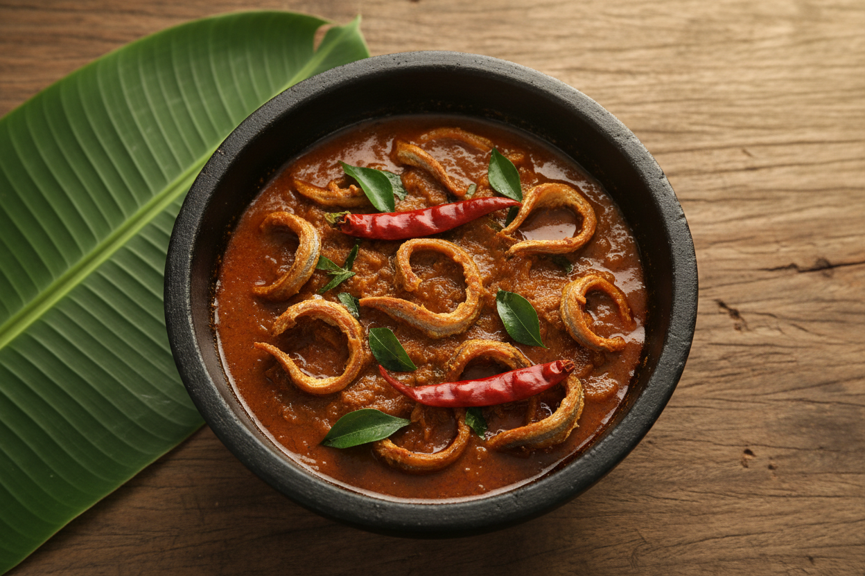Ribbon Fish Curry (Vaalai Meen Kuzhambu) – Coastal Tamil Nadu Recipe