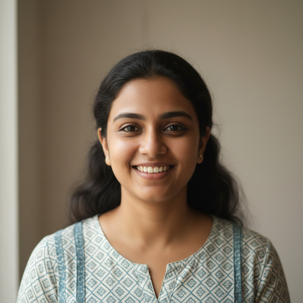 Young Casual South Indian Woman